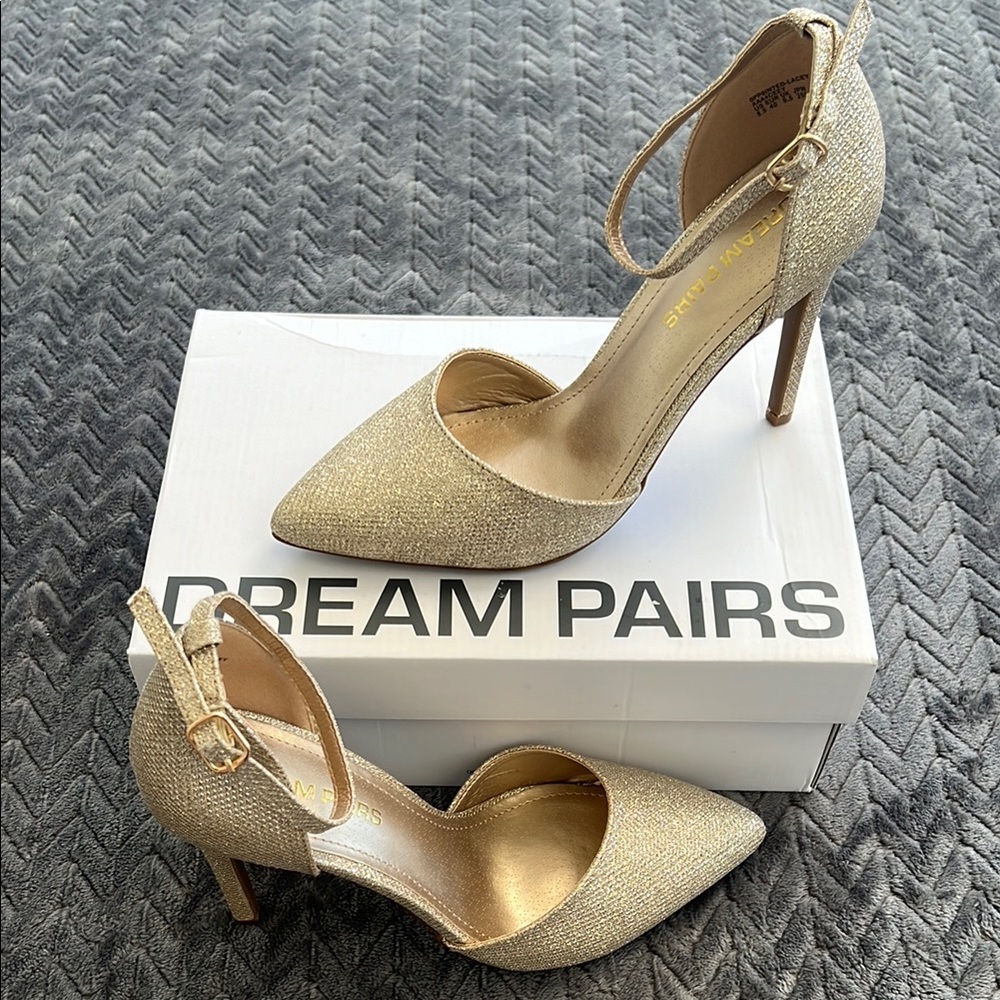 Dream Pairs | Gold Stiletto